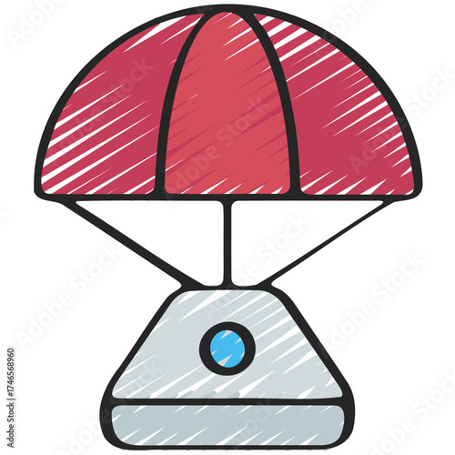Space Ship Return Pod Icon