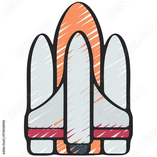 Rocket Launch Icon