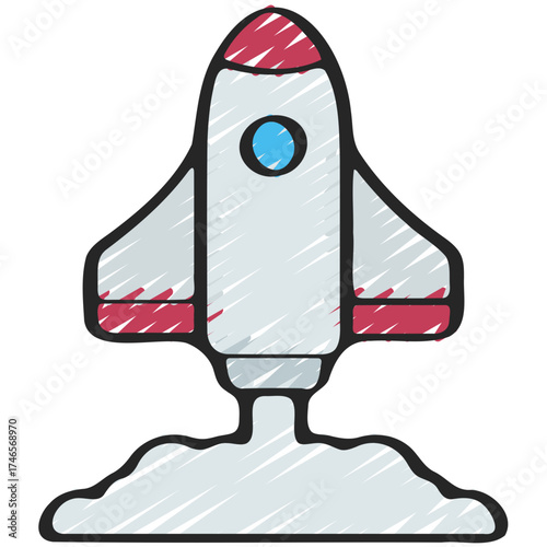 Rocket Launch Icon