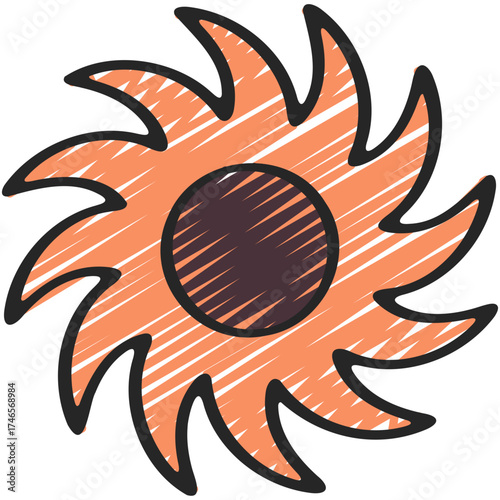 Black Hole Spiral Icon