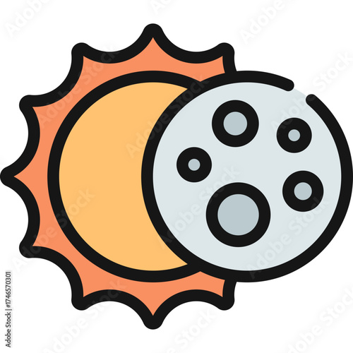 Solar Eclipse Icon