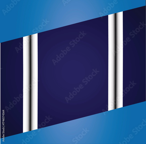 Blue book cover design template