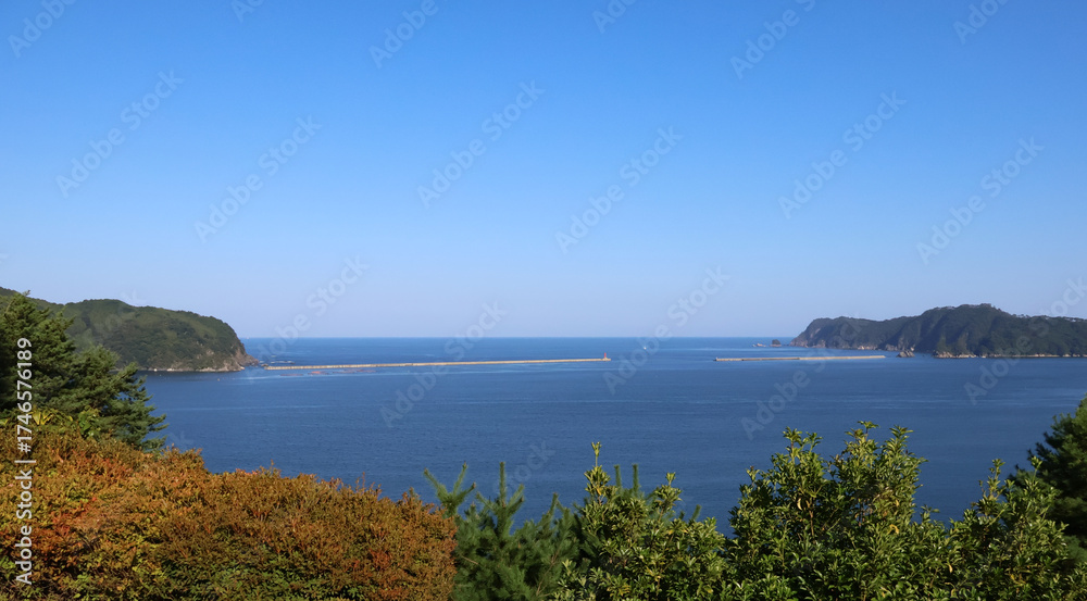 Naklejka premium 日本周遊 東北行脚 釜石物語