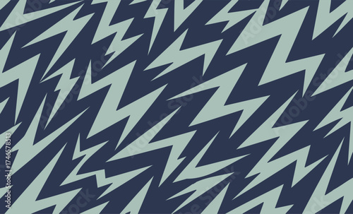 Subtle Teal and Blue Lightning Bolt Pattern,Abstract Zigzag Energy Background,Monochrome Thunder Bolt Seamless Design,Modern Geometric Flash Pattern