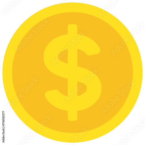 Dollar Coin Icon