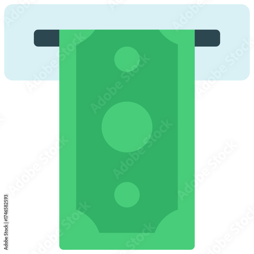Withdraw Cash Money Icon