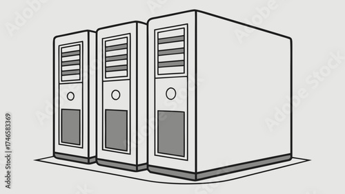  illustrates a computer server rack storing data storage files for a network system