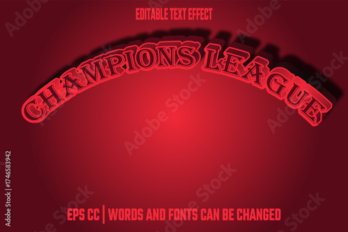 editable champions league text effects
