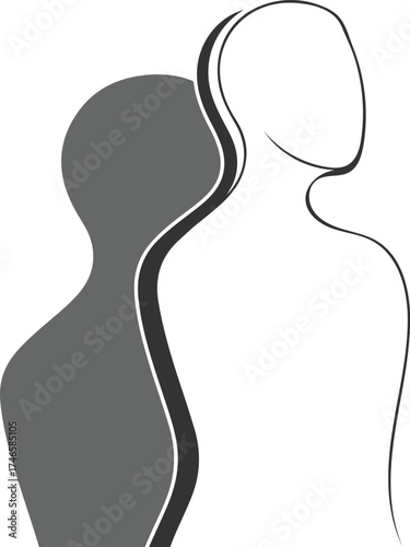 silhouette of a woman
