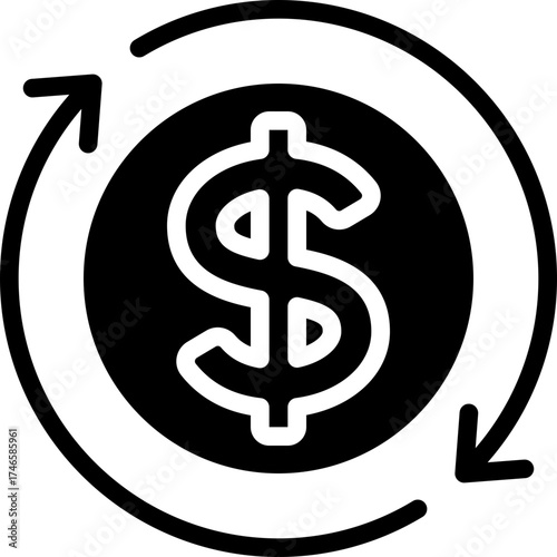 Money Cycle ROI Icon