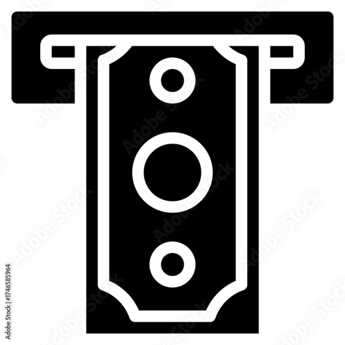 Withdraw Cash Money Icon