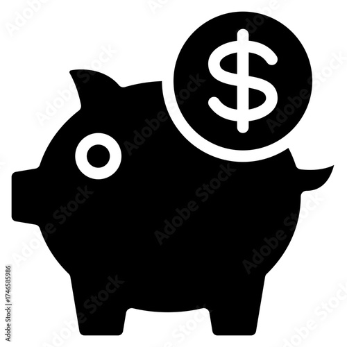 Savings Piggy Bank Icon