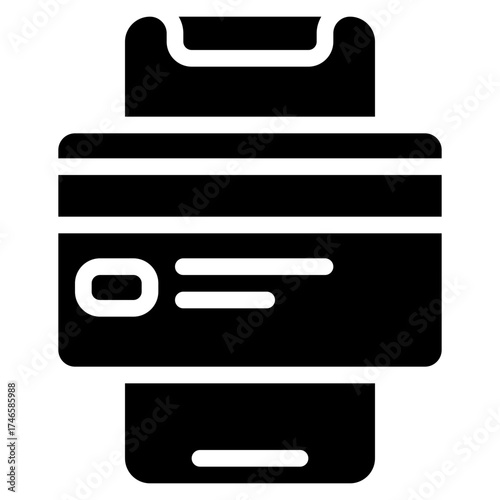 Mobile Phone Credit Card Icon