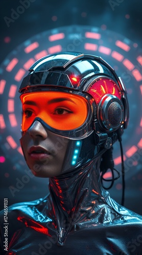 Wallpaper Mural The robot woman Torontodigital.ca