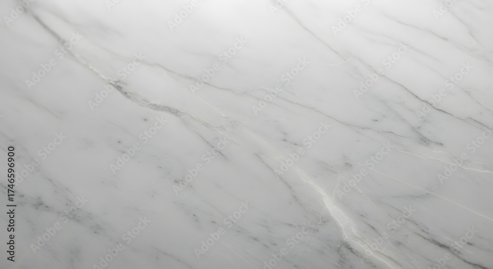 Obraz premium Elegant white marble texture with subtle gray veins, creating a luxurious and sophisticated surface for various design applications and backgrounds