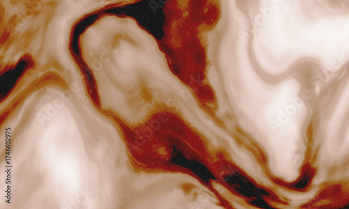 Tapestry of Deep Red, Black, and Cream Hues, Evoking Volcanic Lava Flows, Organic Geological Formations, and Raw, Fiery Energy for Modern Interiors and Artful Decor.