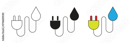 Green electric charging terminal vector icon. Great for web, business and entertainment.