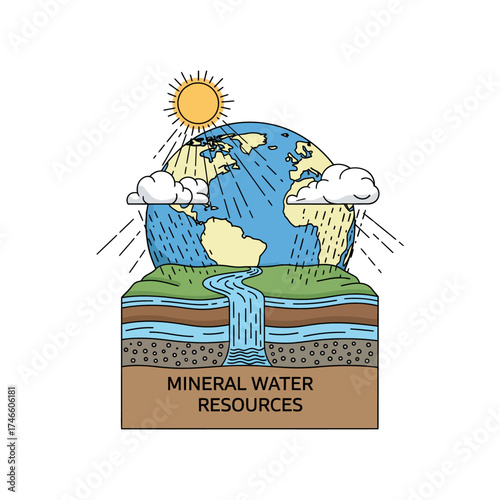suistanability natural save water cycle process