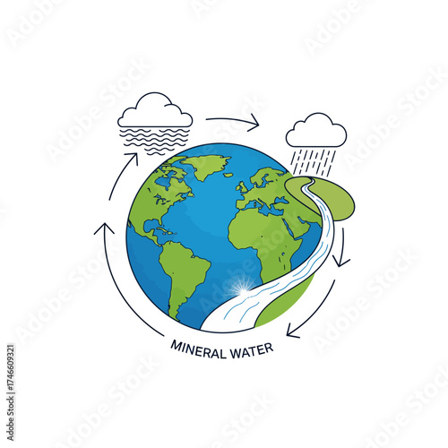 suistanability natural save water cycle process