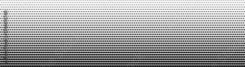 Vector illustration. seamless halftone hexagon pattern with a dotted gradient transition that fades smoothly in a monochrome tone.