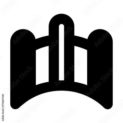 Bridge  Filled Icon