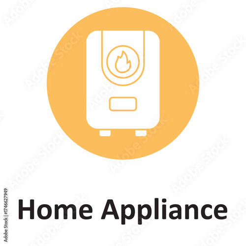 Household appliance Vector icon which can easily modify or edit