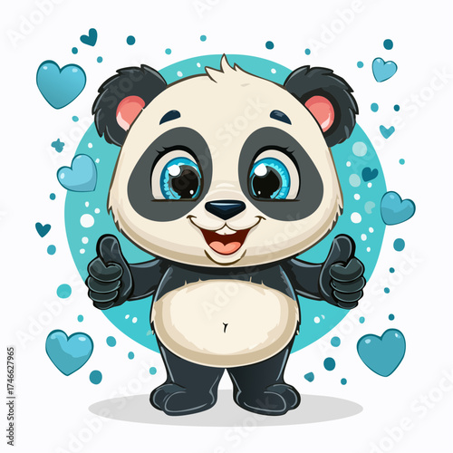 Lustiger Pandabär