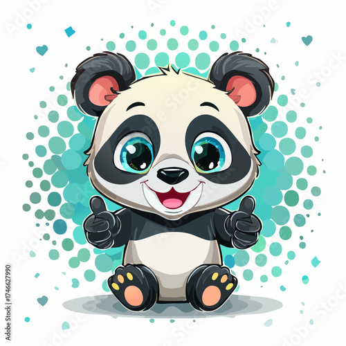 Lustiger Pandabär