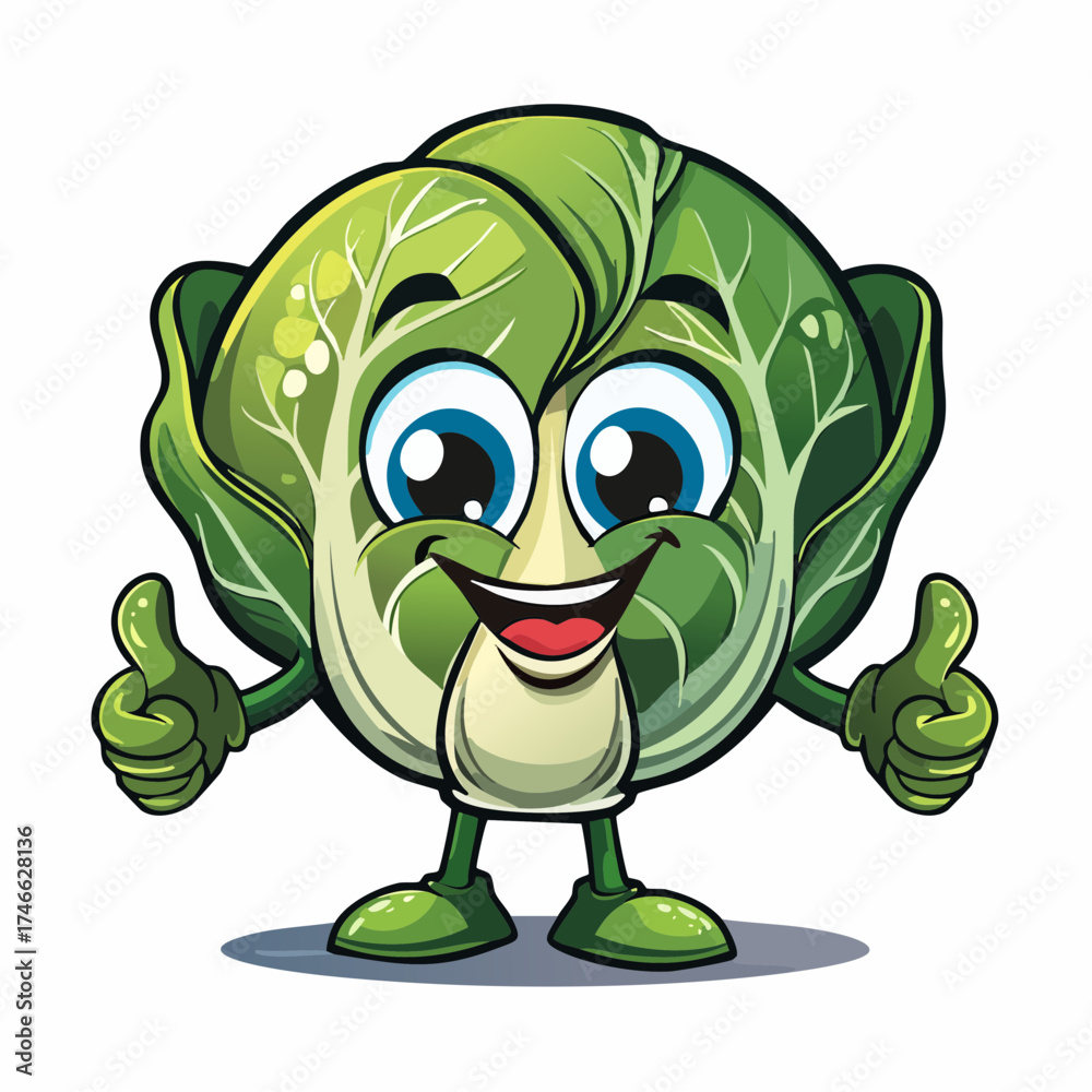 Obraz premium Lustiger Rosenkohl