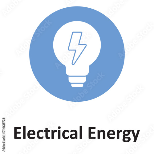 Electrical energy Vector icon which can easily modify or edit