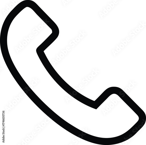 Phone receiver icon for communication purposes