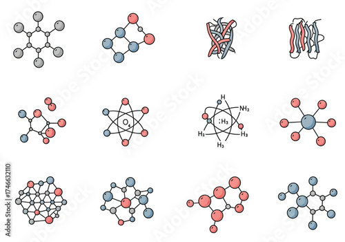 Molecular Structures: A Collection of Chemical Compounds.