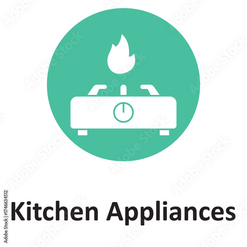 Household Appliances Vector icon which can easily modify or edit