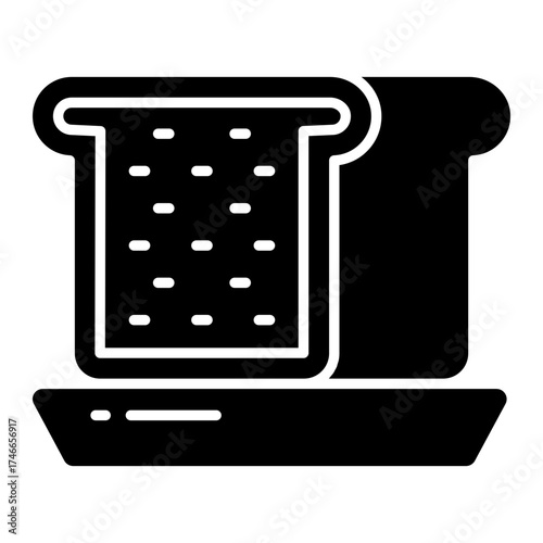 Modern design icon of toast 