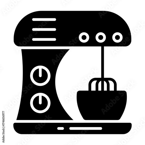 A premium download icon of electric beater