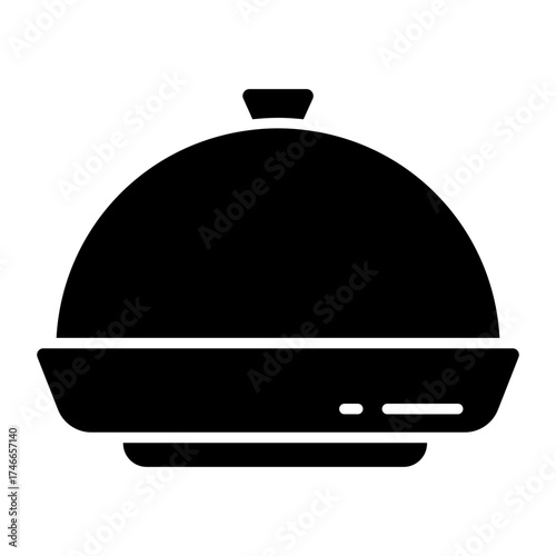 Trendy design icon of food platter 