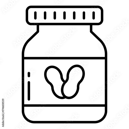 Premium download icon of peanut jat