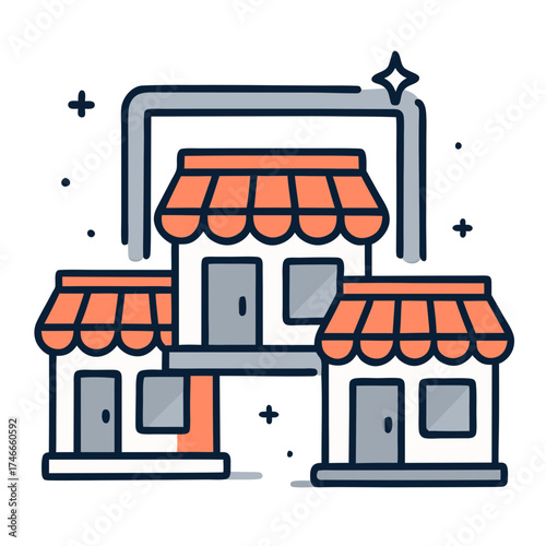 E-commerce Digital Marketing Online Marketplace Expansion with Local Shops