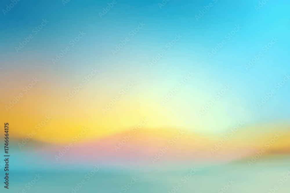 Fototapeta premium High quality photo capturing a pixelated sunset over water