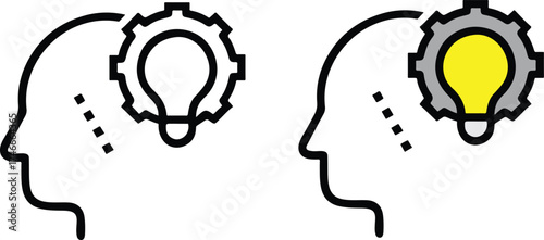 Idea Generation & Creative Thinking Process Concept