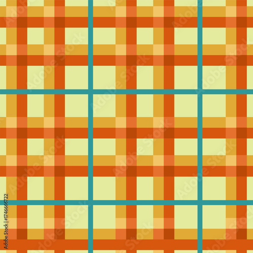 Design Of Seamless Plaid Pattern