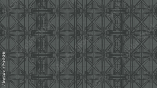 Sophisticated dark gray geometric pattern brings elegant texture to modern designs with an artistic touch, perfect for backdrops and creative projects