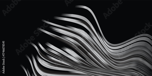 Scribble line set. a collection of parallel strokes and stacked waves. Hand Drawn lines in Pencil. Charcoal smears. Vector logo design element