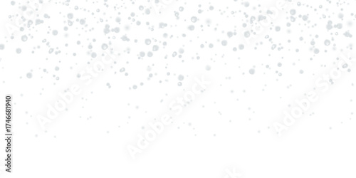 Christmas background with white powder dust light in PNG format. Magical, shining white dust with fine sparkling particles gently falling. A fantastic shimmer effect perfect for festive and winter