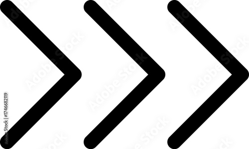 Way direction arrow sign icon. three arrow, way sign, road direction icon vector. three-way direction arrow sign.Way pointer symbol. Turn arrow navigation sign. Traffic route vector illustration.