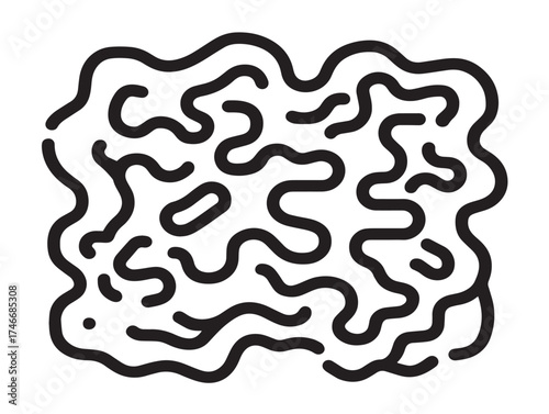 Elegant military camouflage pattern icon in modern vector format