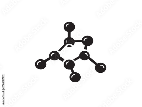 Sleek laboratory illustration in minimal scientific vector style