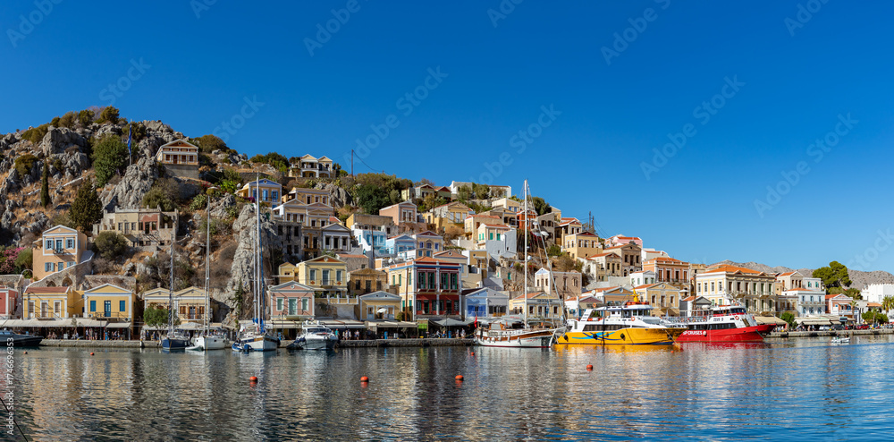 Fototapeta premium Ano Symi in Symi Island