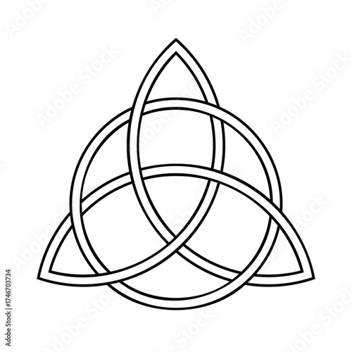 Celtic Trinity Knot, Triquetra Logo