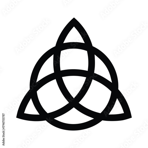 Celtic Trinity Knot, Triquetra Logo